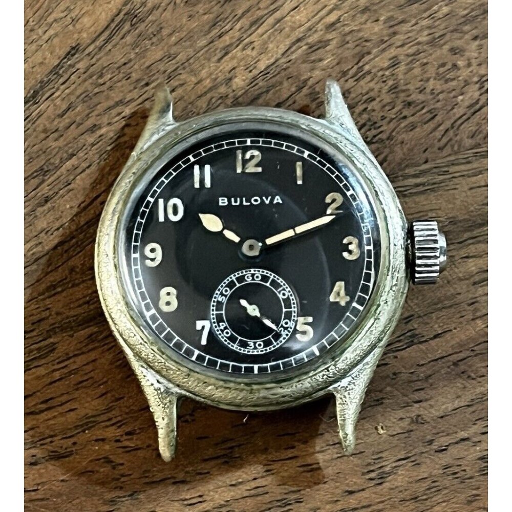 Bulova Vintage Mechanical Watch 1943 USA Military Issue (Runs)